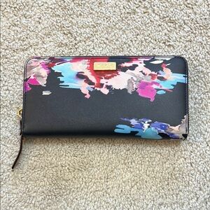 Kate Spade Black Multicolor Wallet